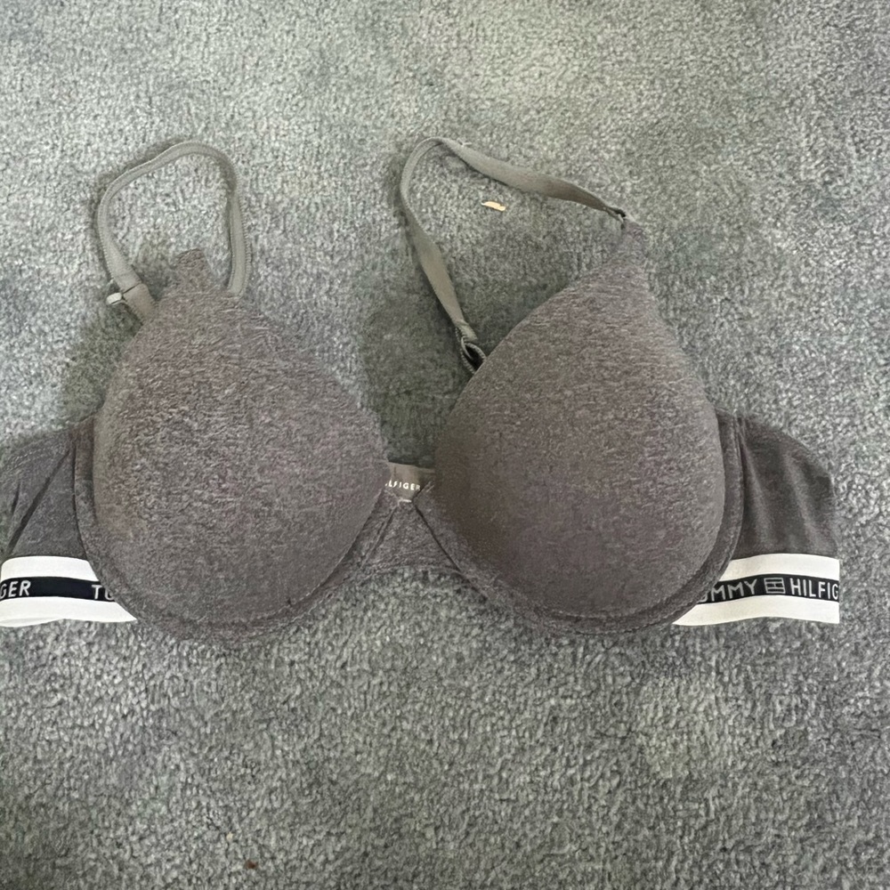 Gray Tommy Hilfiger Bra